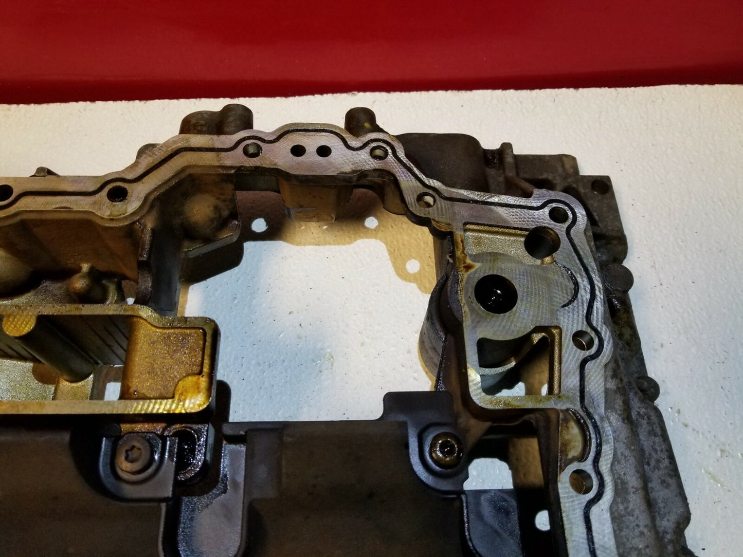 2010 Audi A5 Engine Upper Oil Pan 3.2l OEM