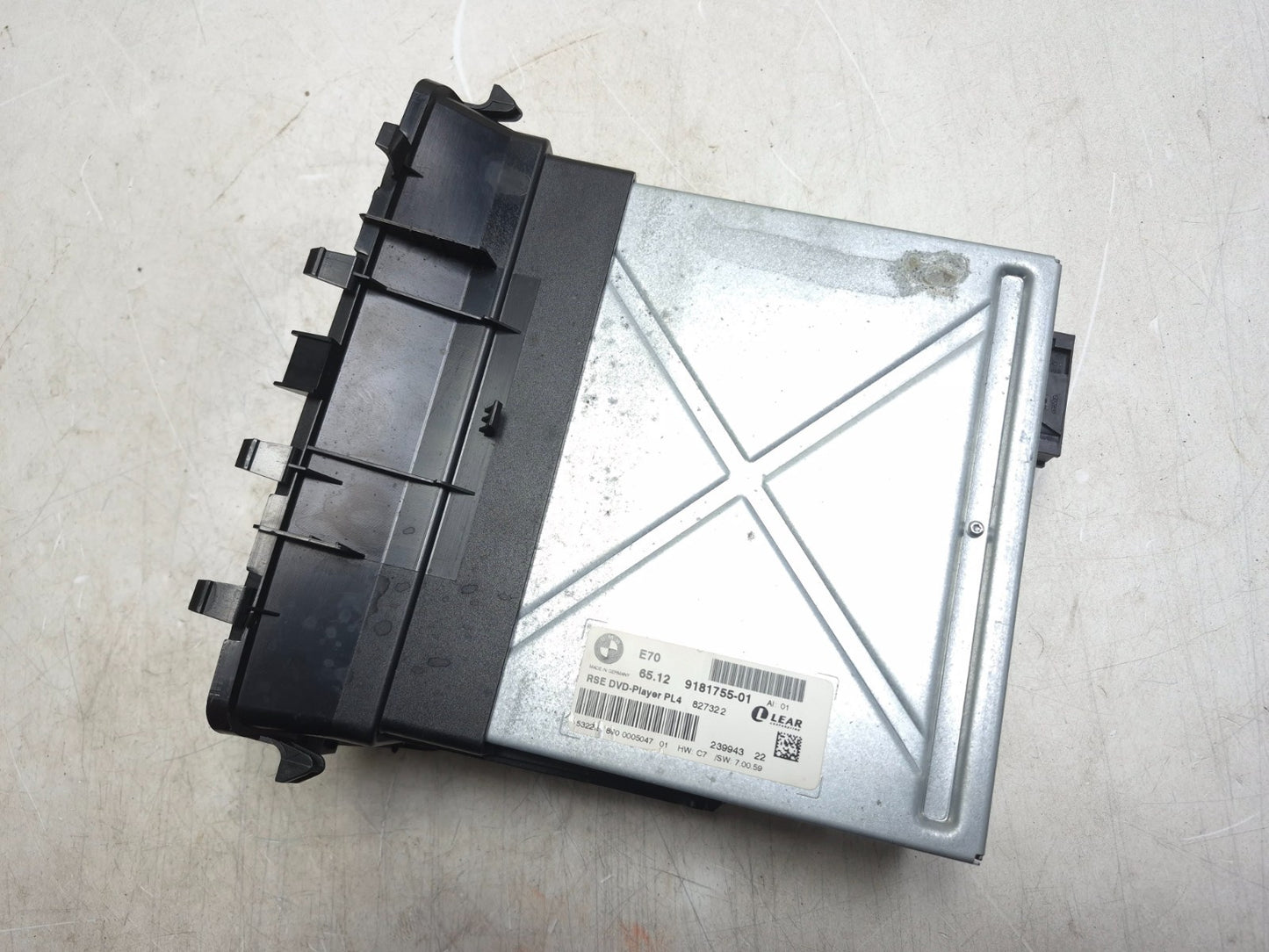 2008 BMW X6 E71 Rear Entertainment Dvd Player OEM