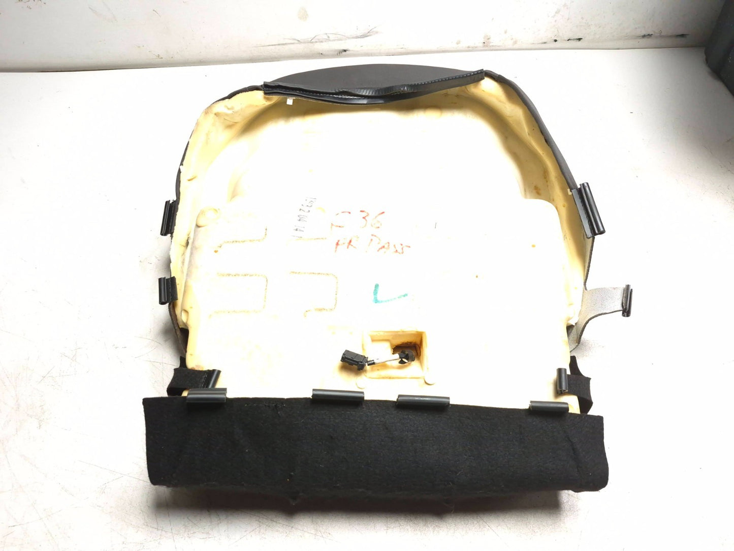 2014 Fiat 500l Front Passenger Seat Lower Cushion OEM