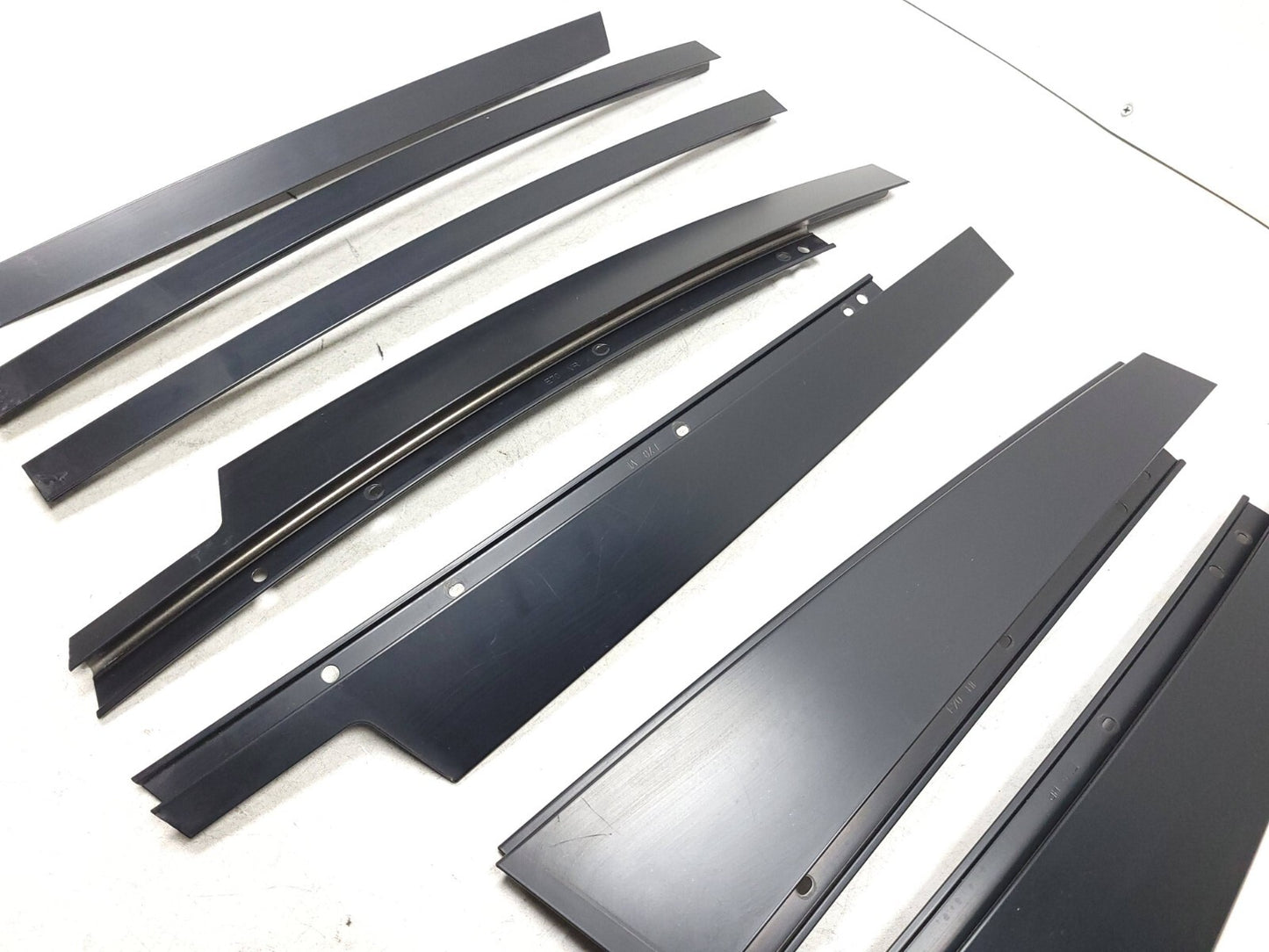 2007 - 2013 BMW X5 E70 Exterior Door Pillar Molding Trim Left & Right OEM