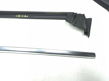 2020 Tesla Model 3 Front Door Seal & Belt Molding Passenger Side 3 Pcs OEM