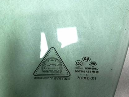 2014 Hyundai Sonata Front Door Window Glass Driver Side Left OEM