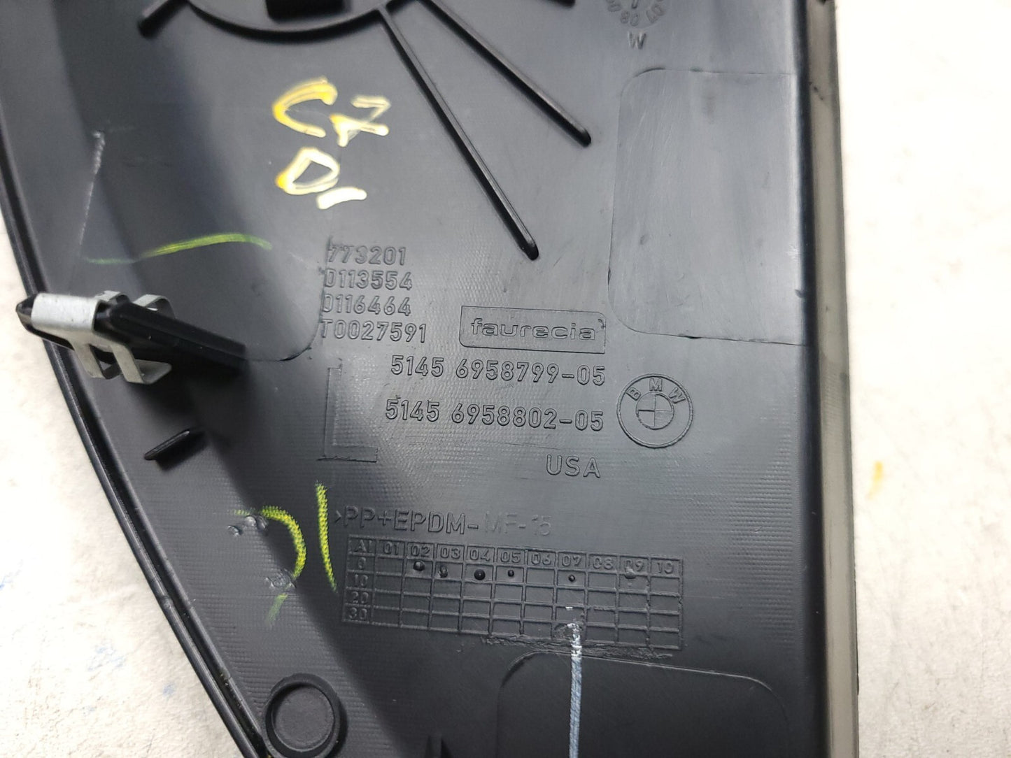 2007 - 2013 BMW X5 X6 E70 Dash End Cap Cover Left & Right OEM