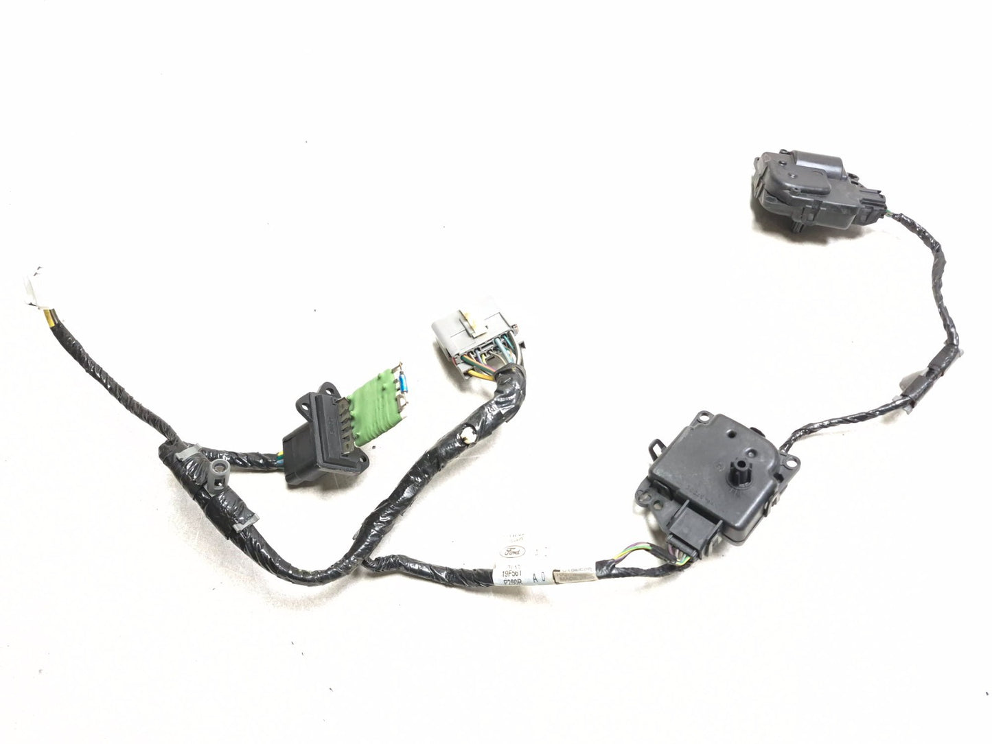 2008 Lincoln Navigator Rear Ac Heater Wire Harness & Flap Motors OEM