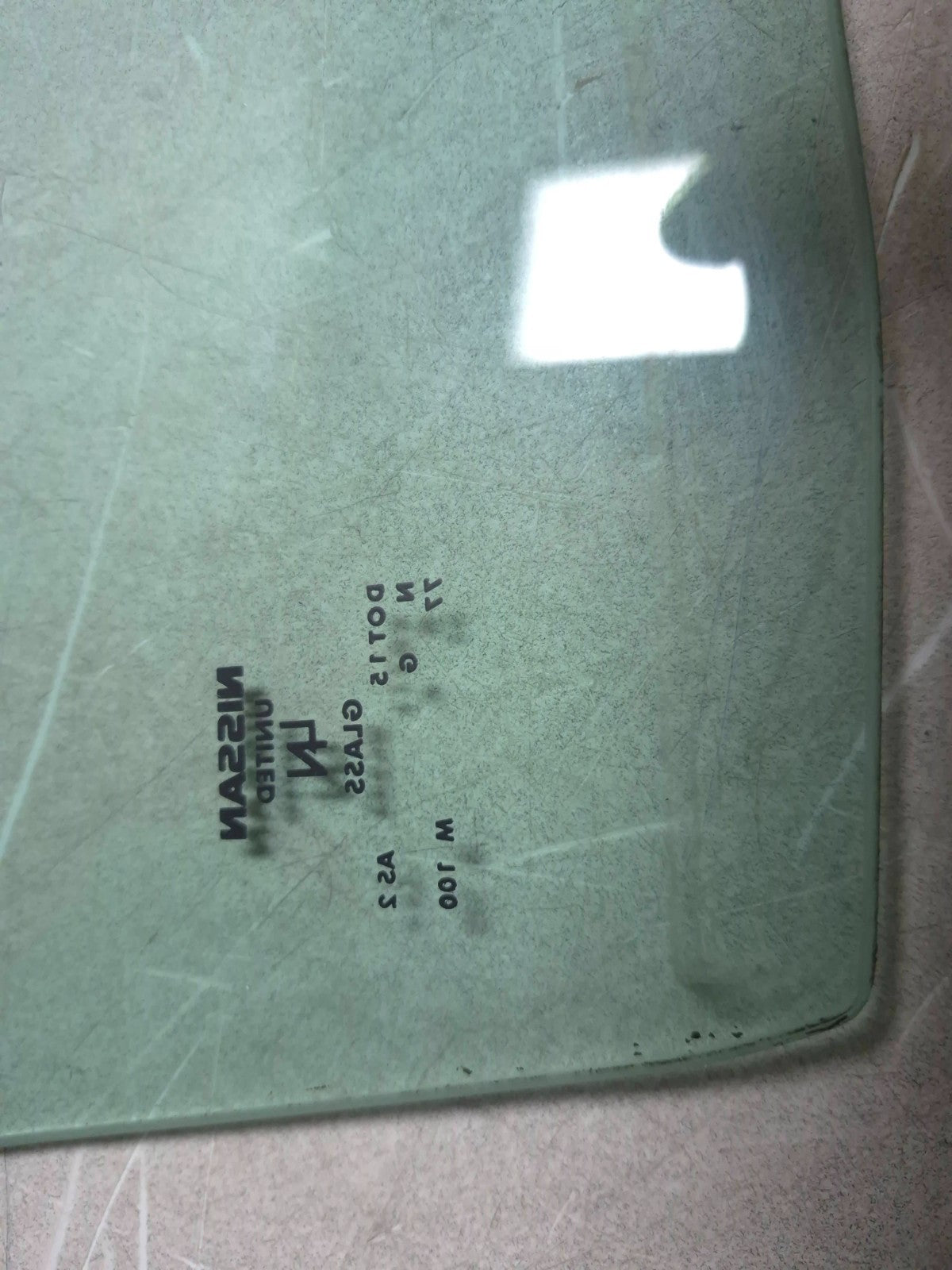 2013 Nissan Maxima Sv Rear Driver Door Window Glass OEM