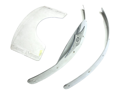 2001 Kawasaki Vulcan 1500 Vn1500 Classic Windshield & Trim Cover 3 Pcs OEM