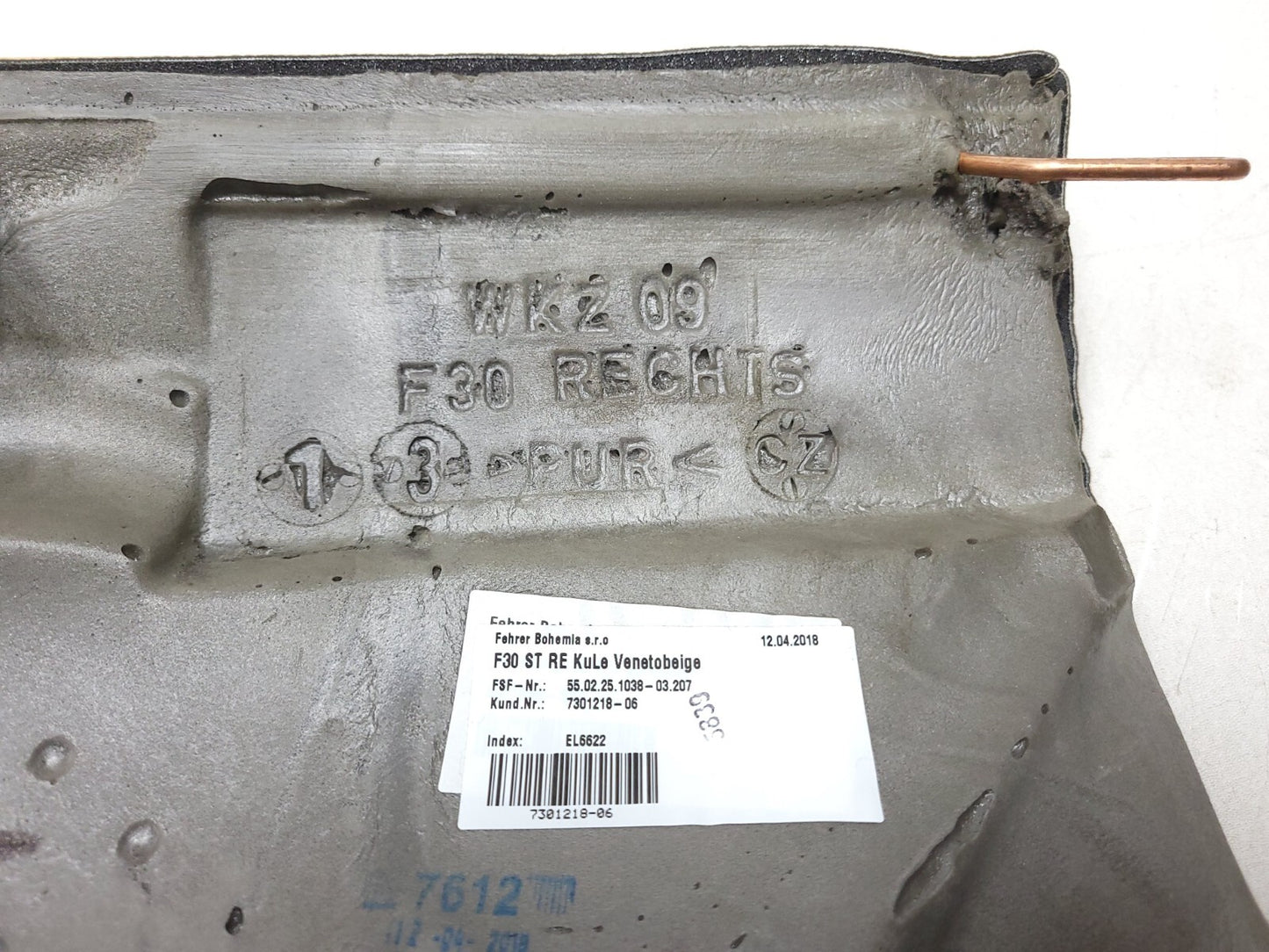 13-18 BMW 330xi F30 Rear Seat Bolster Left & Right Pair OEM ✅ 76k Miles