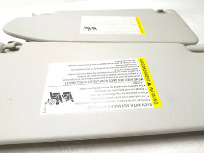 2007 Saab 9-5 Aero Sun Visor W/ Mirror & Light 2pcs OEM