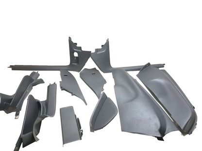 2011 Volkswagen Tiguan A C Pillar Trim Cover Panel & Console Trim 10 Pcs OEM