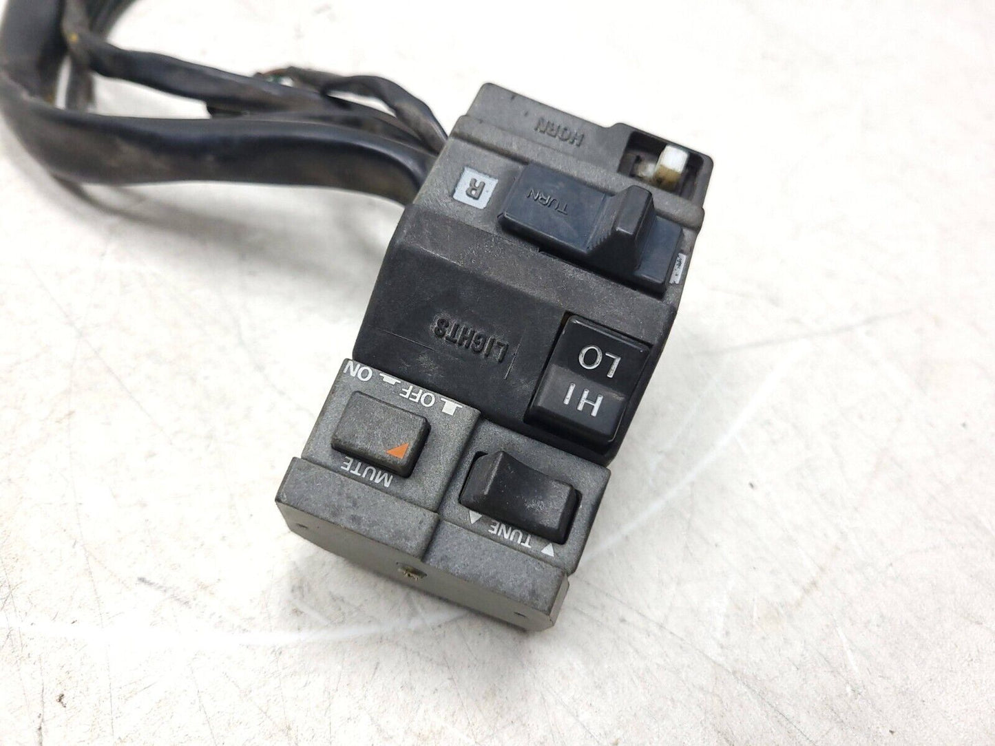 1984-1987 Honda Gl1200 Goldwing Left Handlebar Switch Turn Headlight & Cable OEM