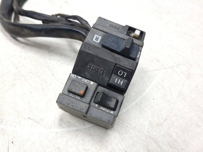 1984-1987 Honda Gl1200 Goldwing Left Handlebar Switch Turn Headlight & Cable OEM