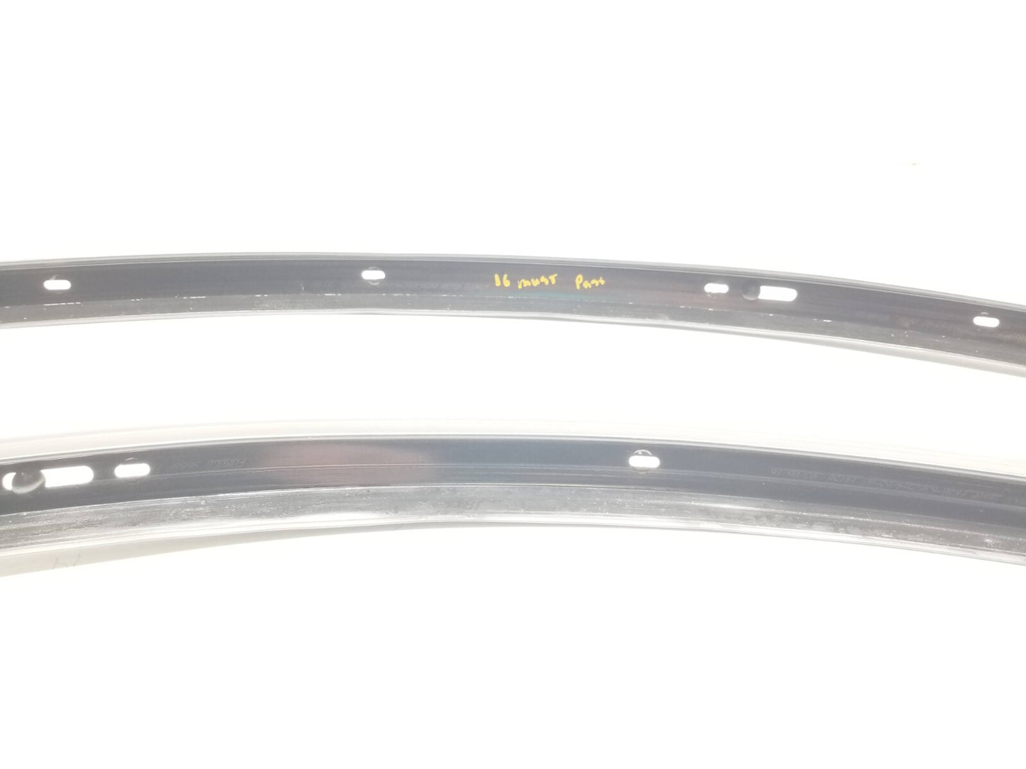 15 16 17 Ford Mustang Gt Front Door Window Top Strip Trim Left & Right Pair OEM