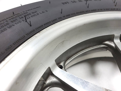 2007 Yamaha Xvs 1300 V-star Rear Back Wheel Rim & Tire OEM