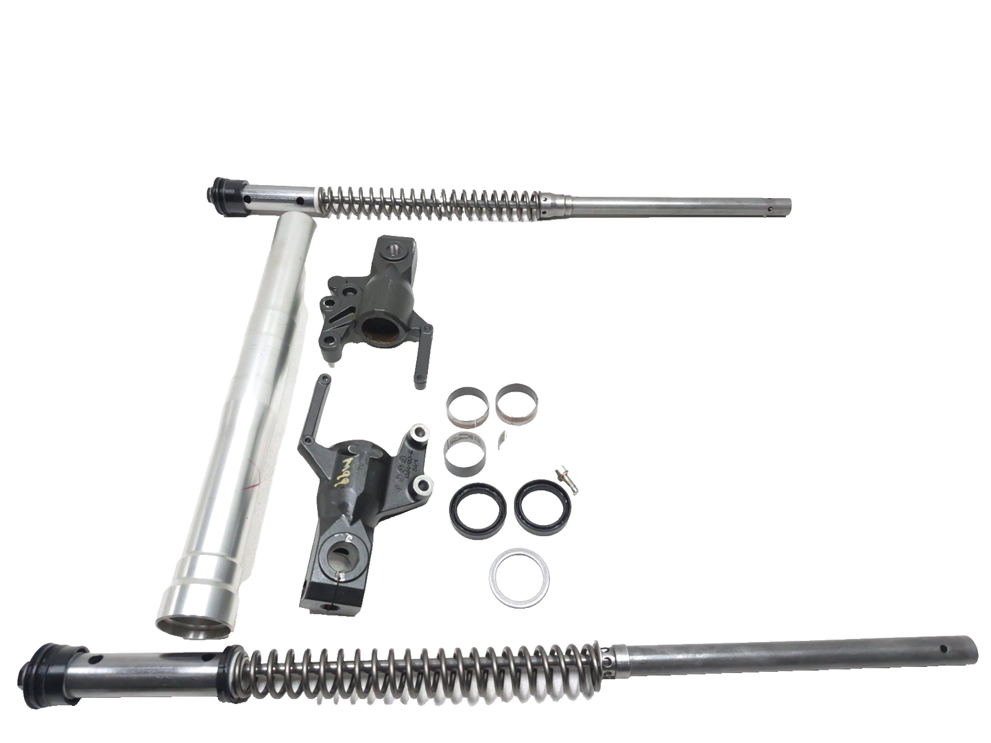 2012 Kawasaki Ninja Le650c Front Fork Tube Lower & Spring Damper Pair OEM