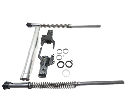 2012 Kawasaki Ninja Le650c Front Fork Tube Lower & Spring Damper Pair OEM