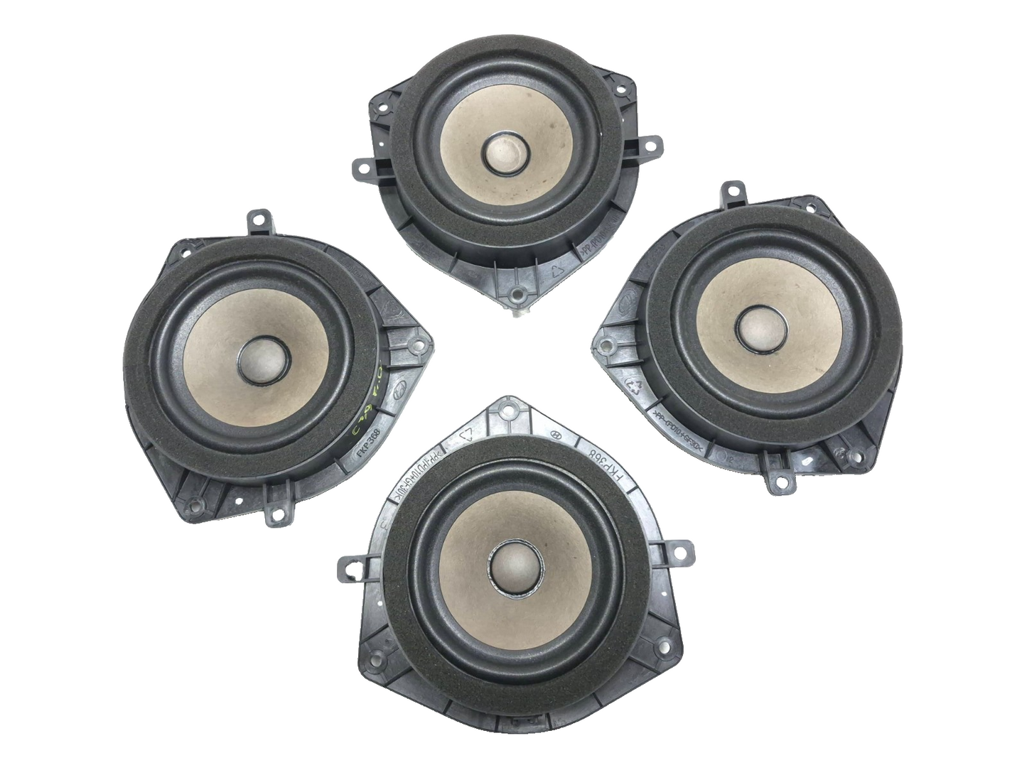 2014 Hyundai Accent Door Speakers 4pcs OEM