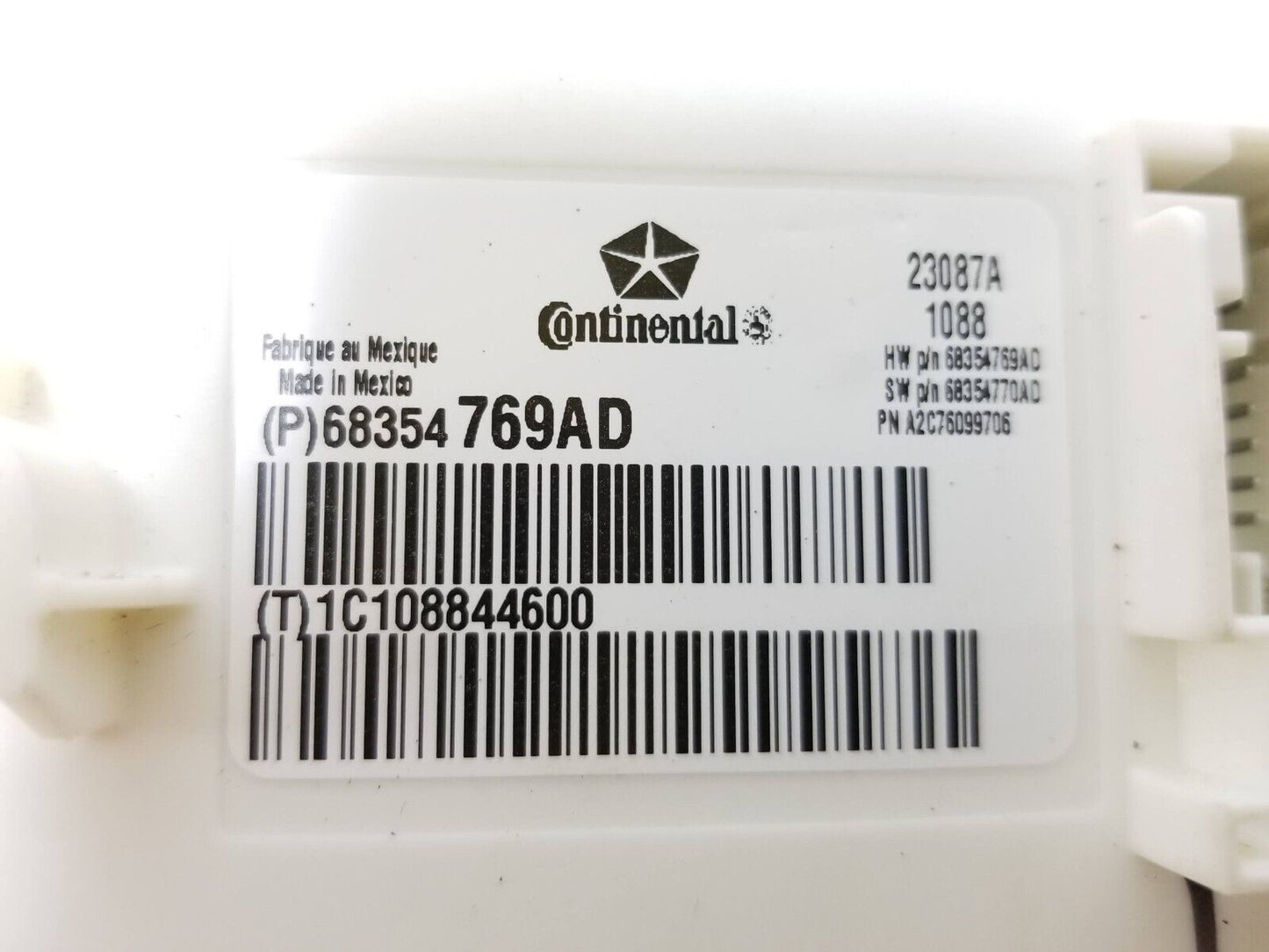 16 - 22 Dodge Durango Body Control Module Bcm 68354769ad OEM