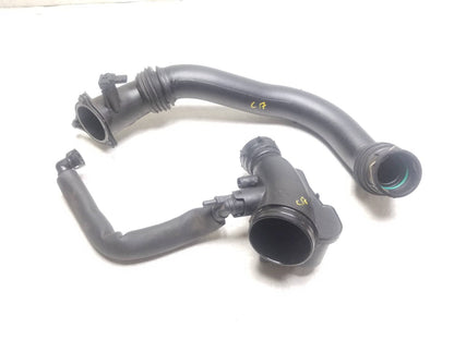 2018 BMW 330ix Air Intake Duct W/ Intercooler Pipe Pair OEM 76k Miles