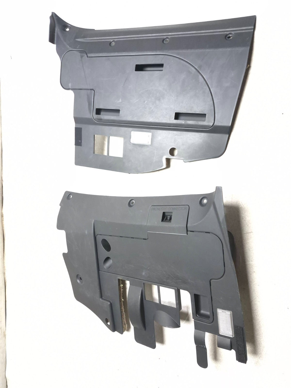 2007 Saab 9-5 Aero Front Lower Dashboard Kick Trim Panel 2pcs OEM