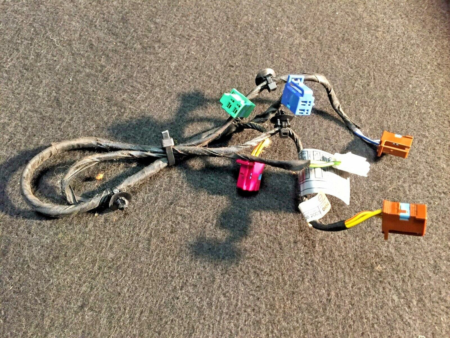 02 03 04 05 BMW 745i E65 Front Right Passenger Seat Wire Harnesses 6929722 OEM