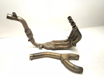 2004 Yamaha Fz6 S Exhaust Header & Mid Pipe Pair OEM
