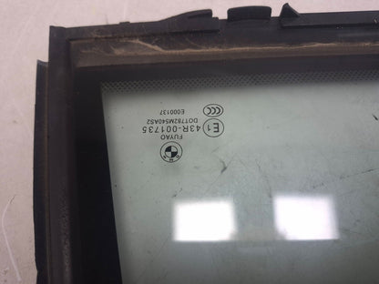 2013 BMW 328i F30 Rear Door Fixed Window Glass Right Passenger Side OEM