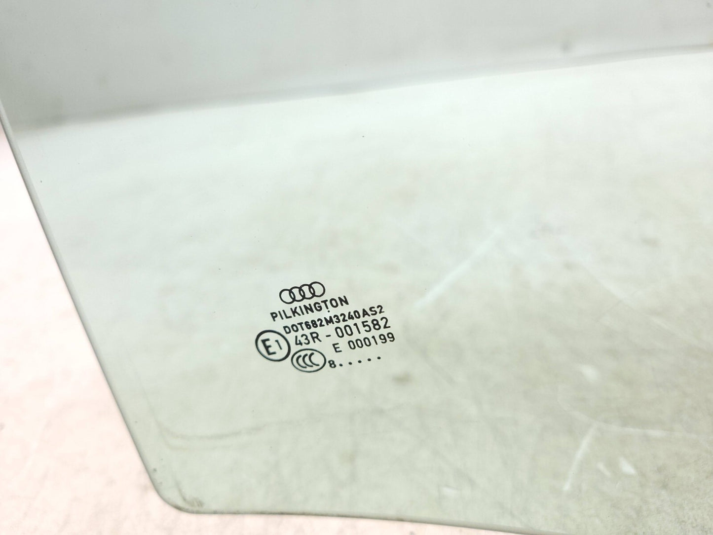 2009 Audi A4 S4 Sedan Door Window Glass Rear Driver Side Left OEM