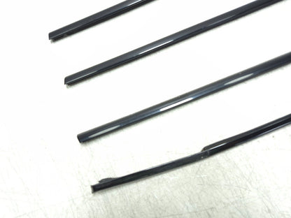 2008 BMW X6 E71 Door Window Belt Strip Molding Front & Rear 4pcs OEM