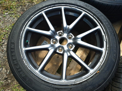 2019 Tesla Model 3 Wheel Rim W/tire Michelin 235/45/r18 18x8.5j 5.8/32 4 Pcs OEM