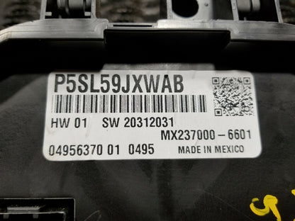 12-17 Fiat 500 Abarth Front Climate A/c Heater Control Switch Panel OEM 12k