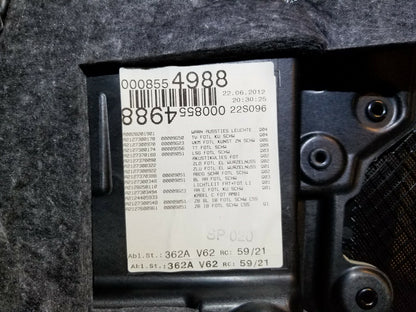 2013 Mercedes E350 Rear Driver Door Panel OEM