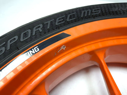 2017 Ktm 390 Duke Wheel Rim W/ Tire R 17x3 17x4 Front & Rear Pair OEM