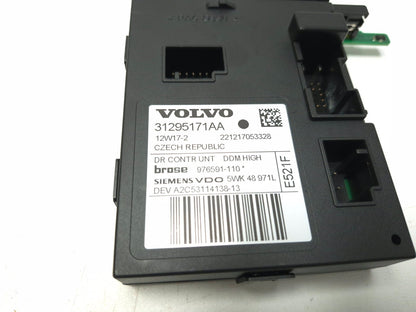 2012 Volvo C30 Front Driver Door Window Motor Control Module OEM