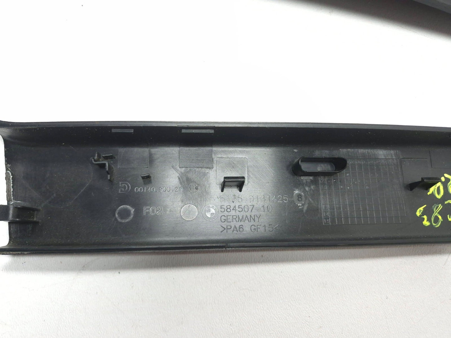 2011 BMW 750li Rear Door Window Trim Inner Left & Right Pair Oem✅