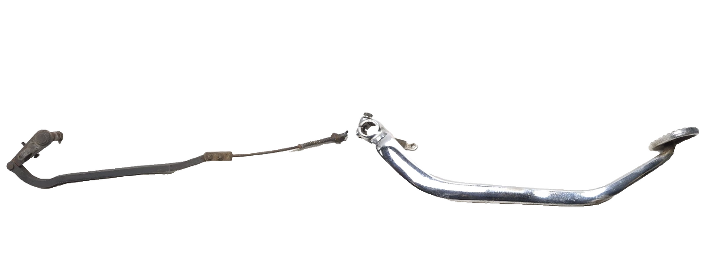 1994 Yamaha Virago Xv1100 Rear Brake Pedal & Linkage Arm Rod Pair OEM