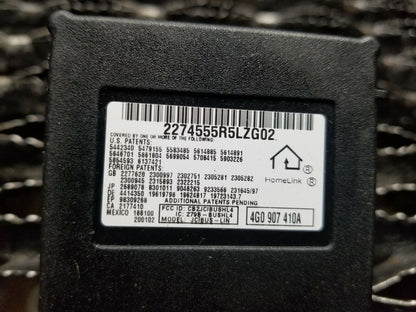 12 13 14 15 Audi A4 2.0l Homelink Garage Door Module 4g0907410a OEM