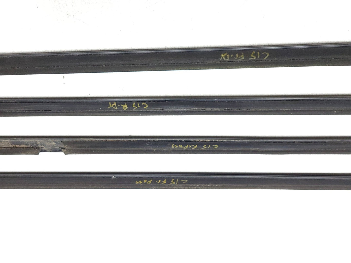 11-15 Subaru Impreza Door Window Belt Seal Molding 4pcs OEM Sedan