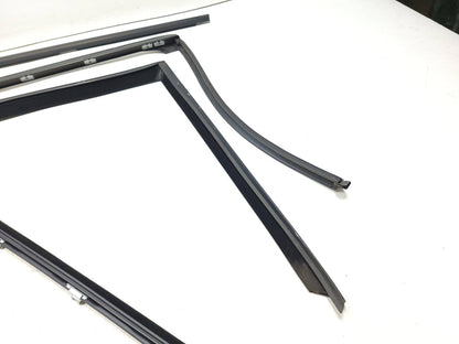 07-13 BMW E70 X5 Door Window Chanel Trim & Seal Rear Passenger Side Rh 4pcs OEM