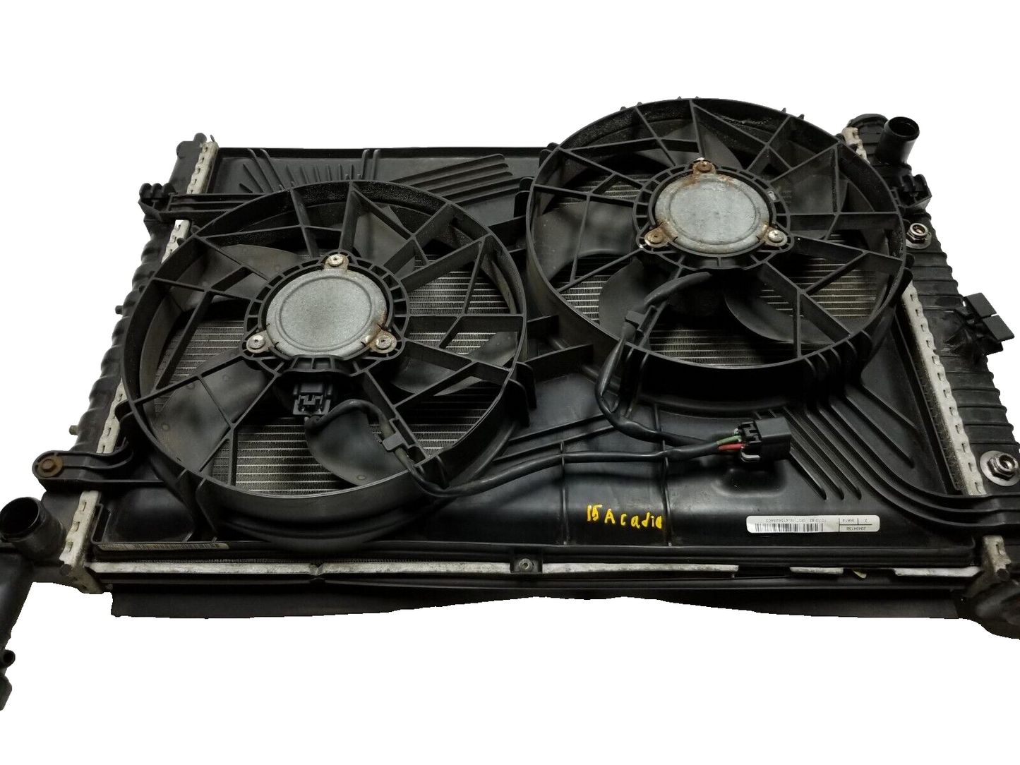 13 14 15 16 GMC Acadia Radiator Condenser Cooling Fan Assy OEM