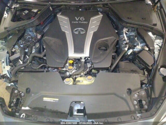 16 17 18 19 Infiniti Q50 Center Armrest W/ Cup Holder Leather Rear Seat OEM