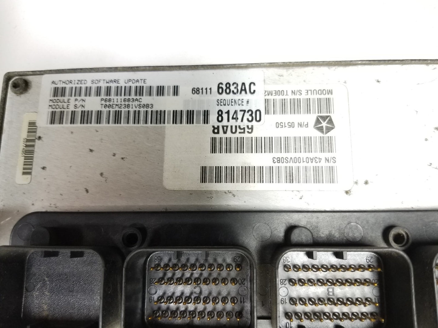 2011 - 2013 Jeep Grand Cherokee 3.6l Ecu Engine Control Module Computer OEM
