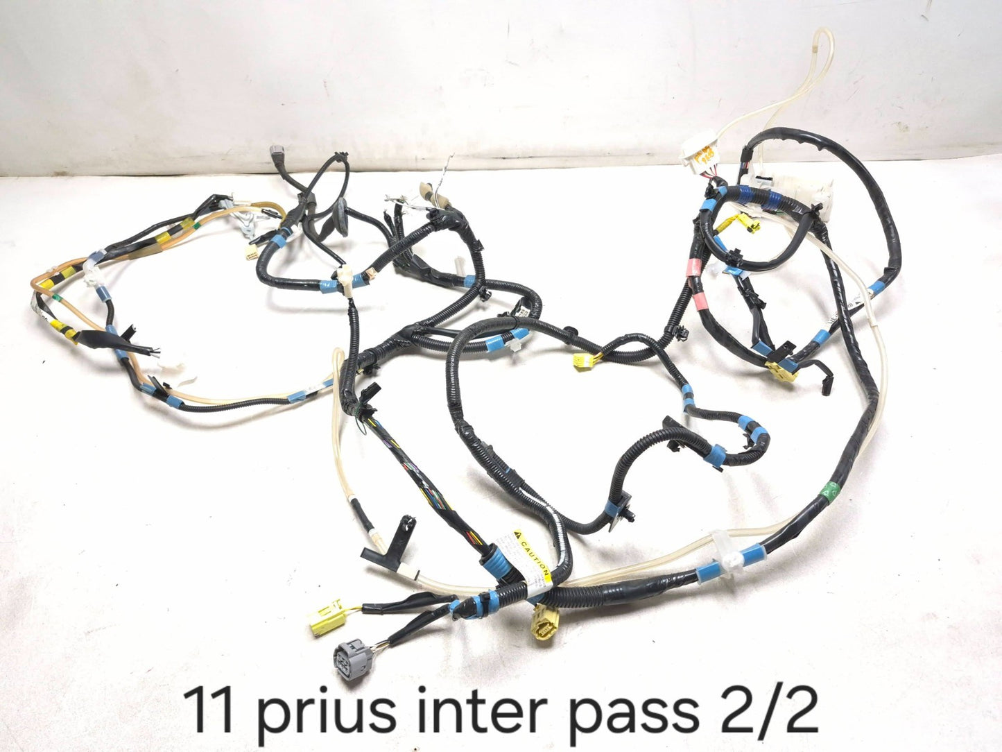 2011 Toyota Prius Interior Floor Wire Harnes Driver & Passenger Side Pair OEM