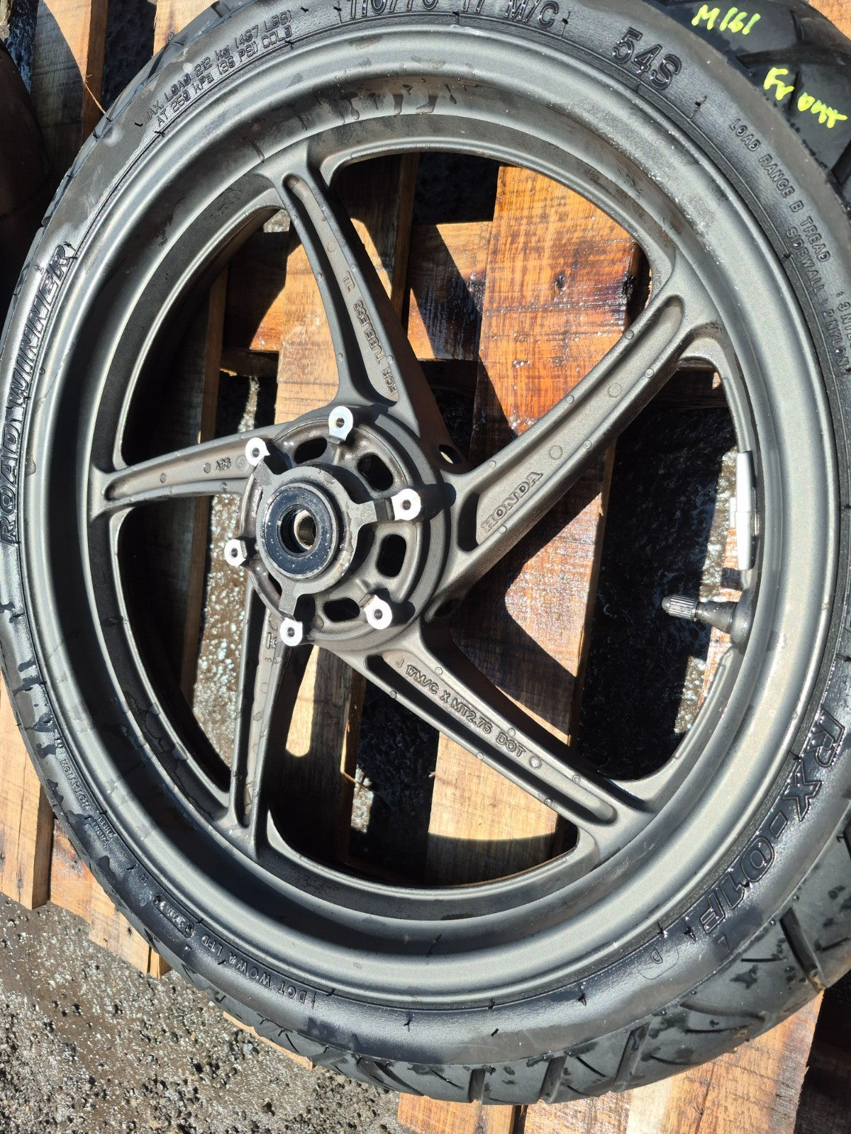2013 Honda Cbr250 Wheel Rim W/ Tire Front & Rear *straight* OEM