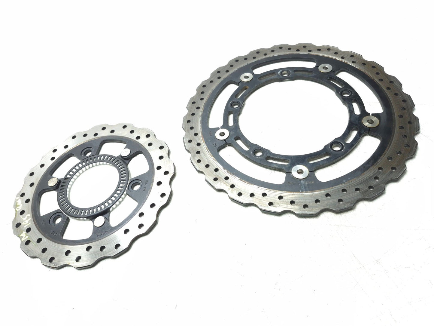 2019 Kawasaki Z400 Er400 Brake Disc Rotor Front & Rear Pair OEM