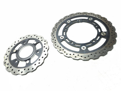 2019 Kawasaki Z400 Er400 Brake Disc Rotor Front & Rear Pair OEM