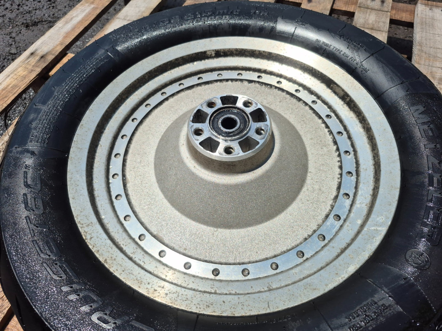 2004 Harley Softail Flstc Heritage Classic Rear Wheel Rim & Tire OEM