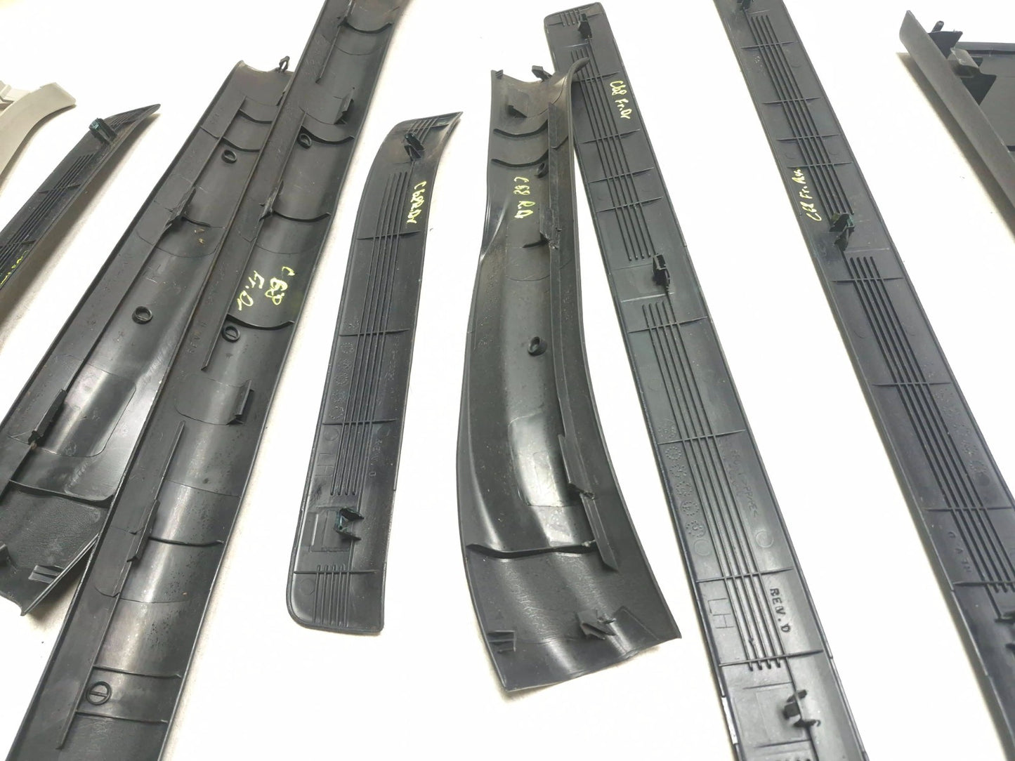 2007 Toyota Corolla B Pillar Trim Door Sill Scuff Cover 10pcs OEM