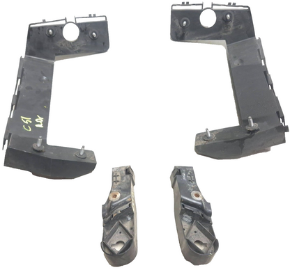 2007 Saab 9-5 Aero Rear Bumper Support Bracket 4pcs OEM