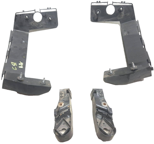 2007 Saab 9-5 Aero Rear Bumper Support Bracket 4pcs OEM