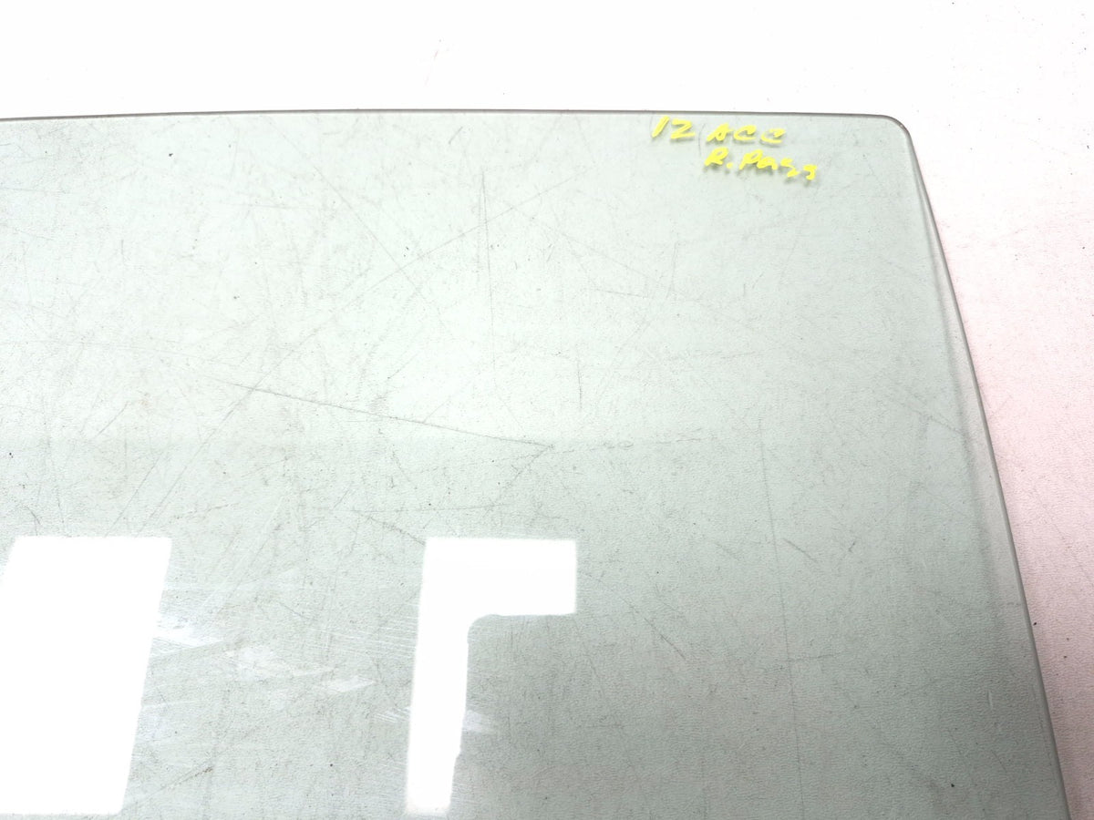 2012 Honda Accord Rear Door Window Glass Right Passenger Side OEM